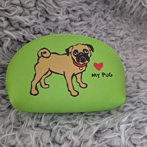 Marc Tetro pug coin purse - green